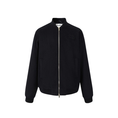 미우미우 남/녀 봄버 자켓 - Miumiu Unisex Bomber Jacket - mic17966x