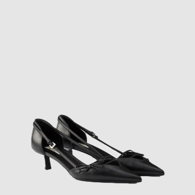 프라다 여성 가죽 펌프스 - Prada Womens Leather Pumps - prs14843x