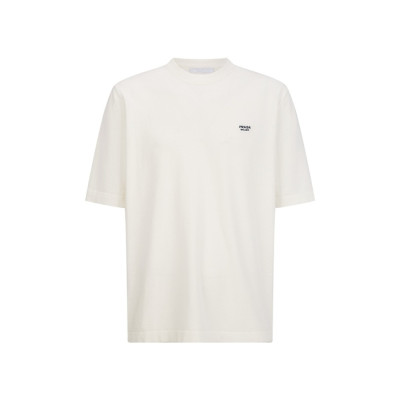프라다 남성 라운드 반팔티 - Prada Mens Round Tshirt - prc17976x